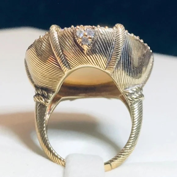 Judith Ripka Eclipse Doublet Ring - Picture 3 of 9